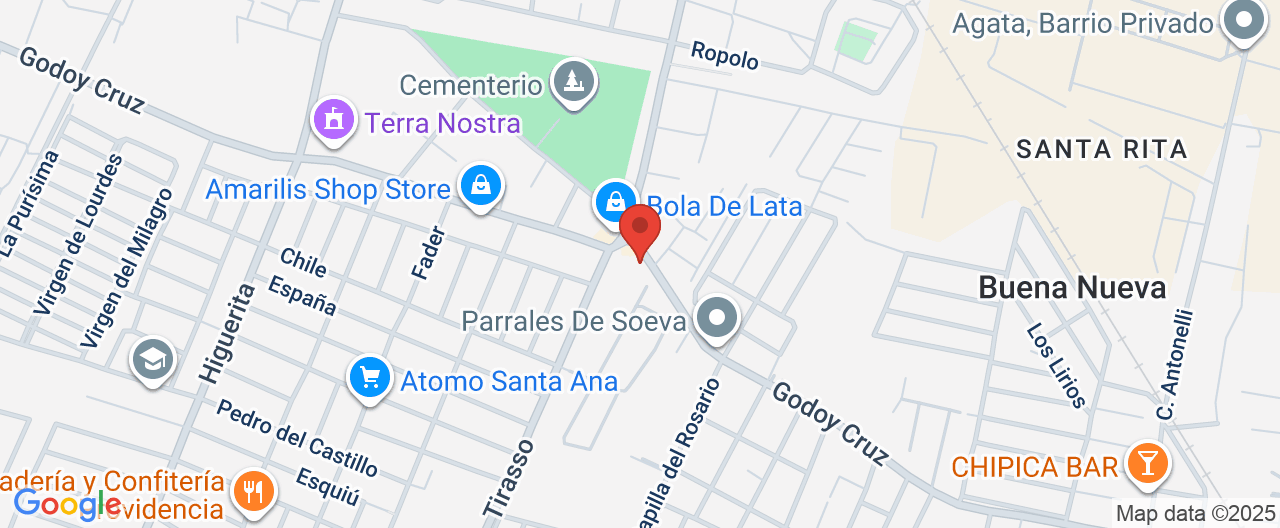Mapa de la ubicación