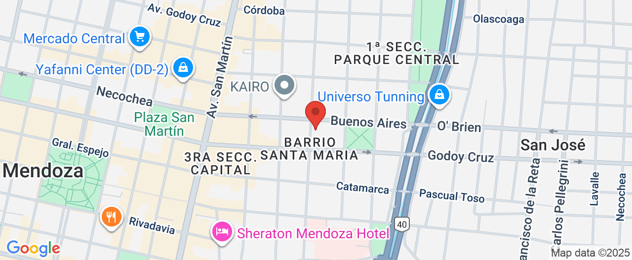 Mapa de la ubicación
