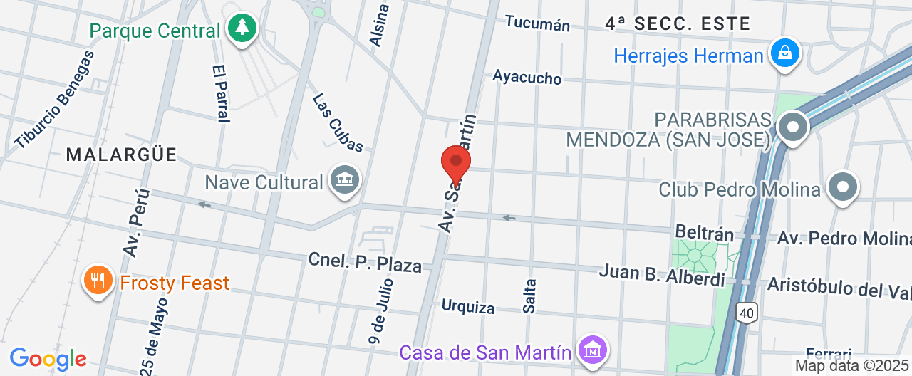 Mapa de la ubicación