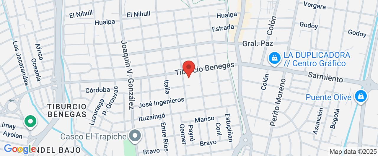 Mapa de la ubicación