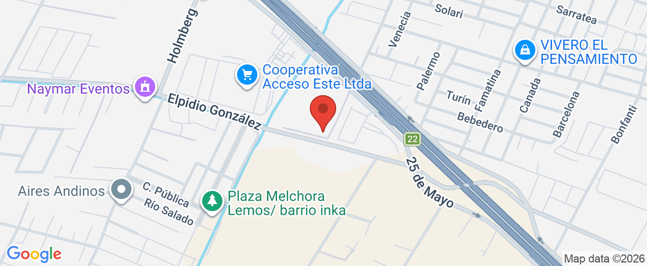 Mapa de la ubicación
