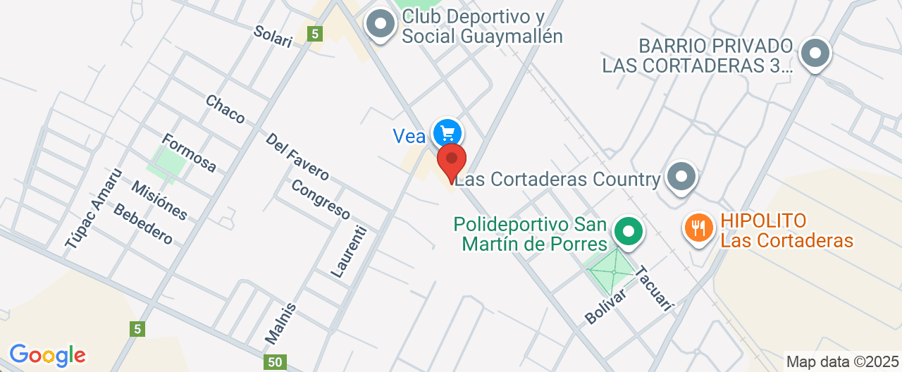 Mapa de la ubicación
