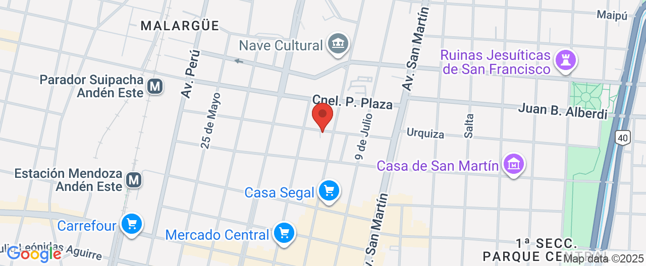 Mapa de la ubicación