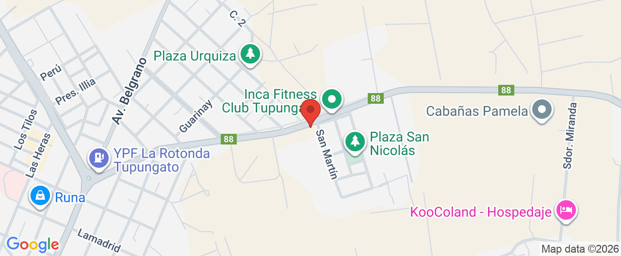 Mapa de la ubicación