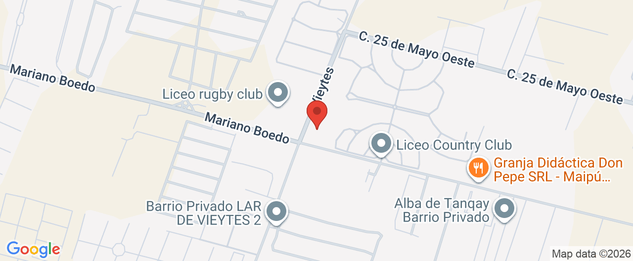 Mapa de la ubicación