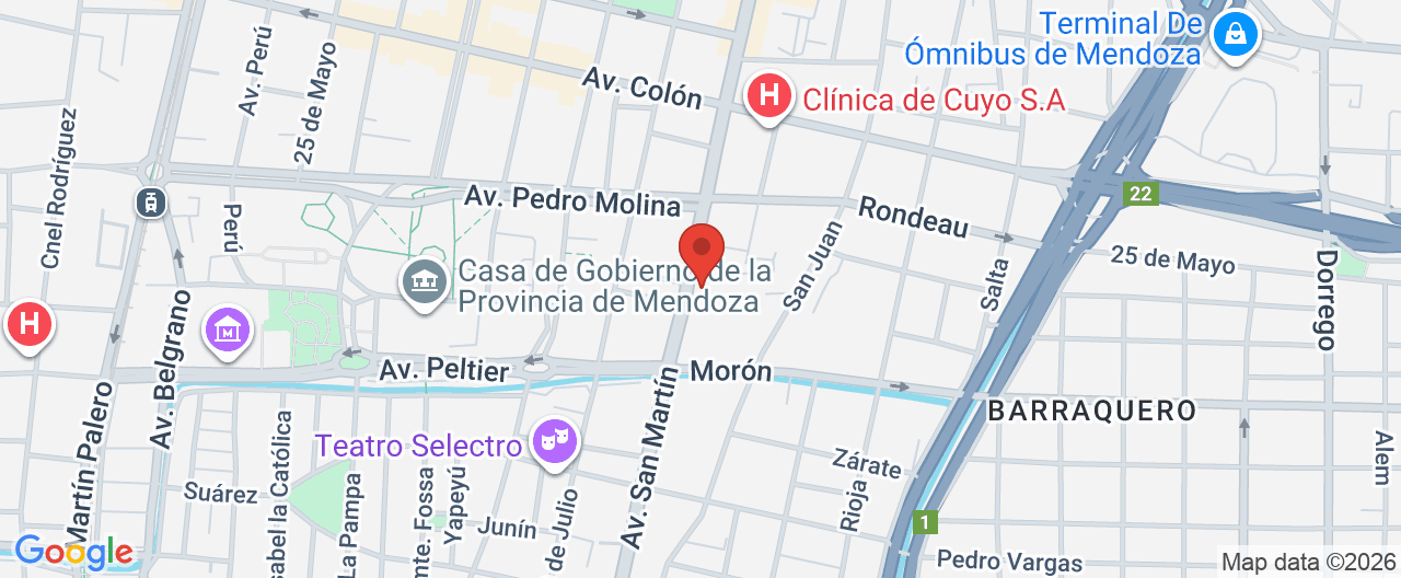Mapa de la ubicación
