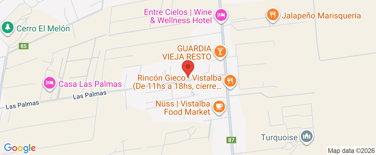 Mapa de la ubicación