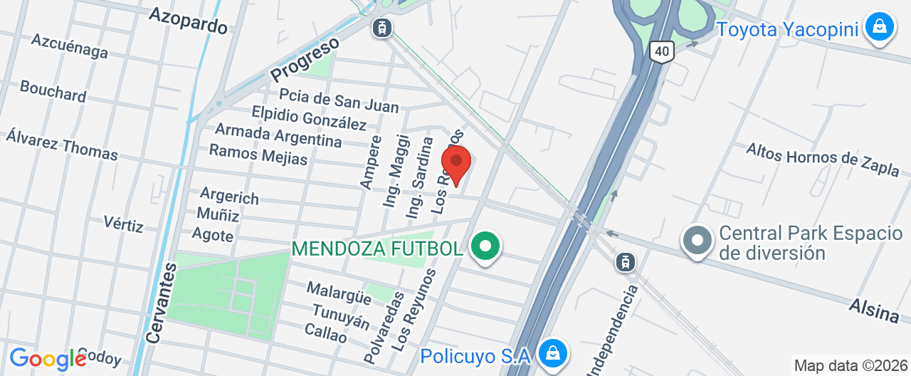 Mapa de la ubicación
