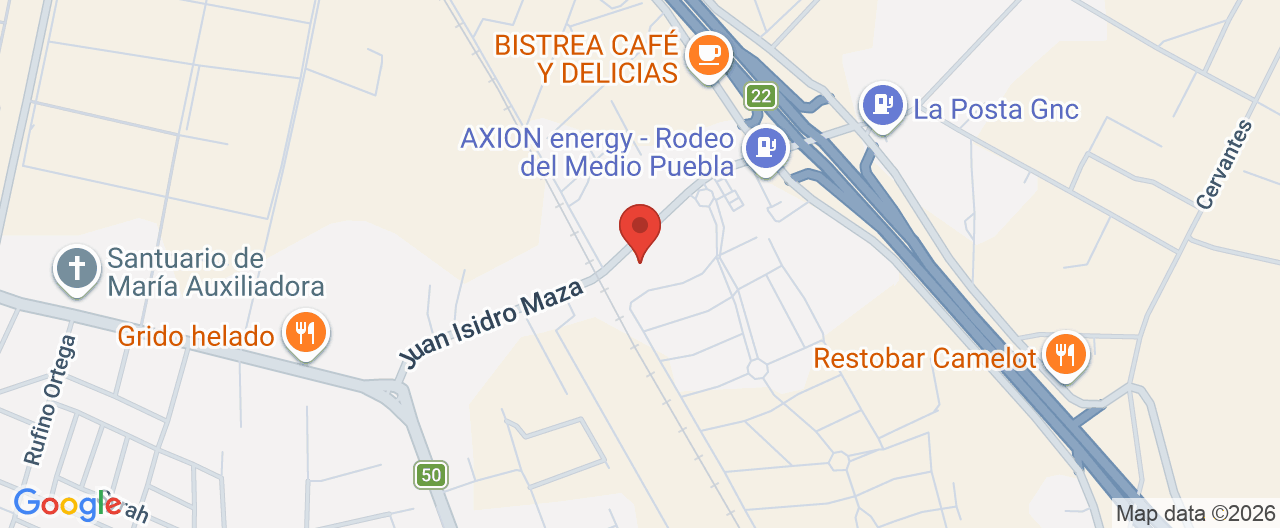 Mapa de la ubicación