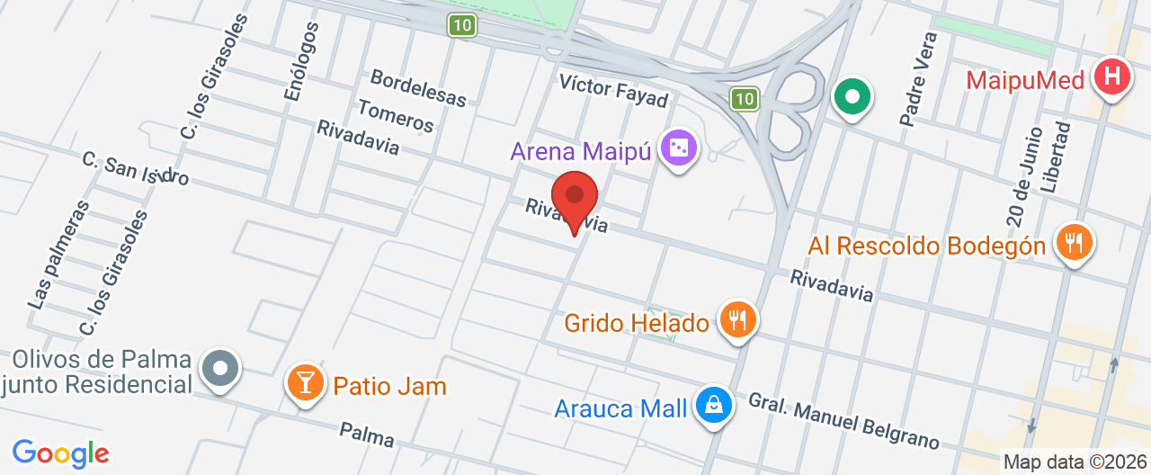 Mapa de la ubicación