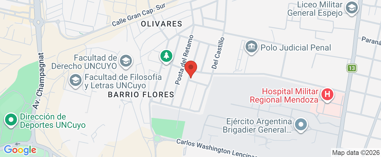 Mapa de la ubicación