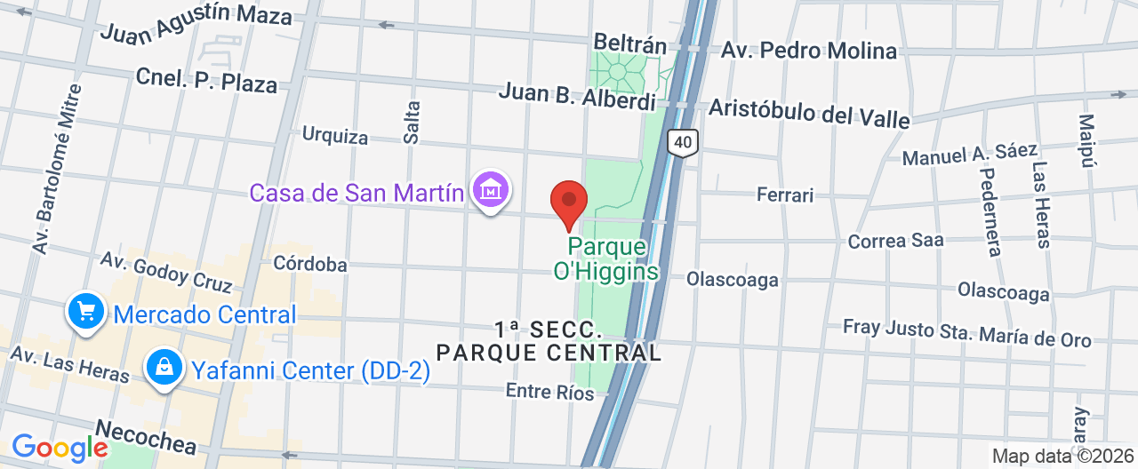 Mapa de la ubicación