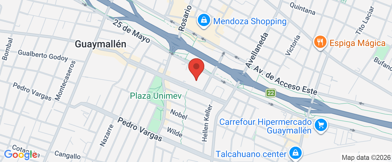 Mapa de la ubicación