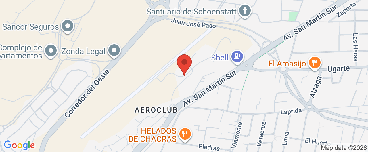 Mapa de la ubicación