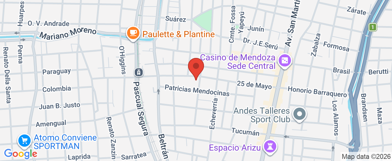 Mapa de la ubicación