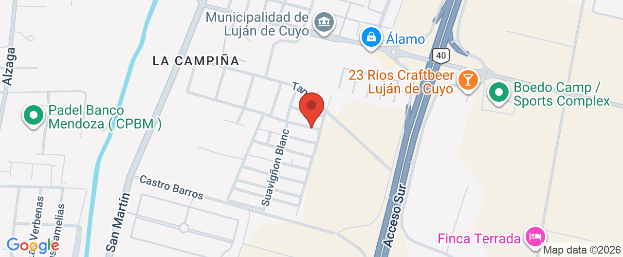 Mapa de la ubicación