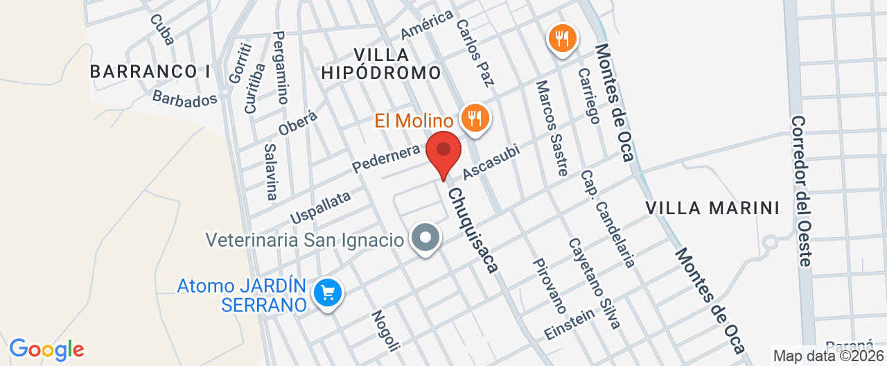 Mapa de la ubicación
