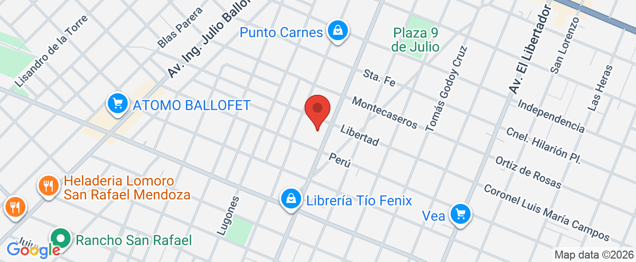 Mapa de la ubicación
