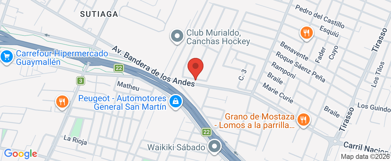 Mapa de la ubicación