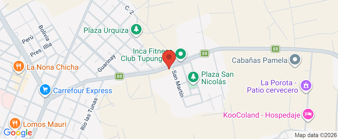 Mapa de la ubicación