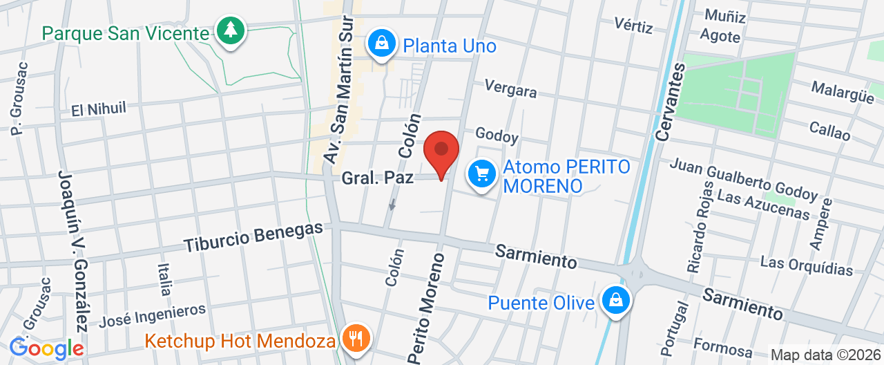 Mapa de la ubicación