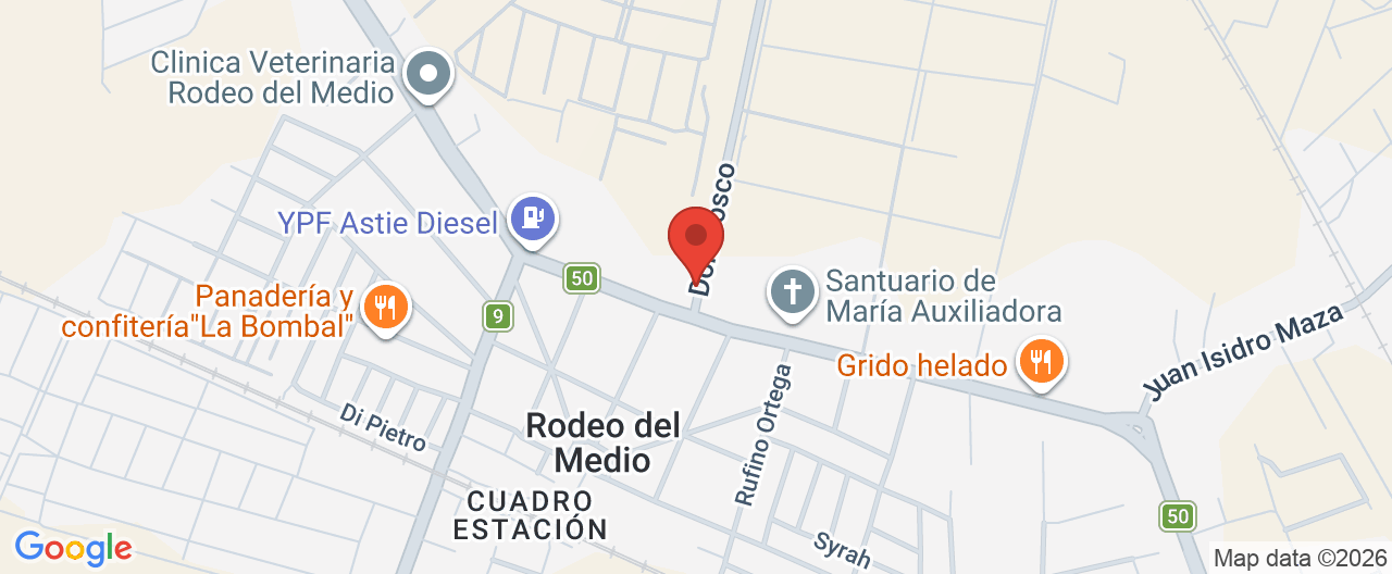 Mapa de la ubicación
