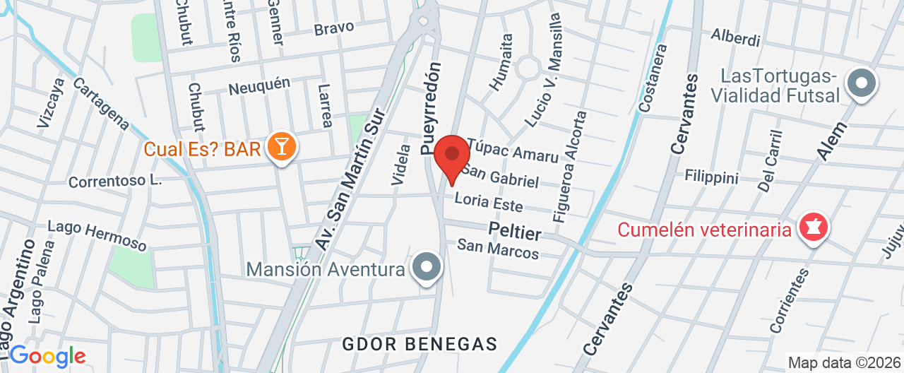 Mapa de la ubicación