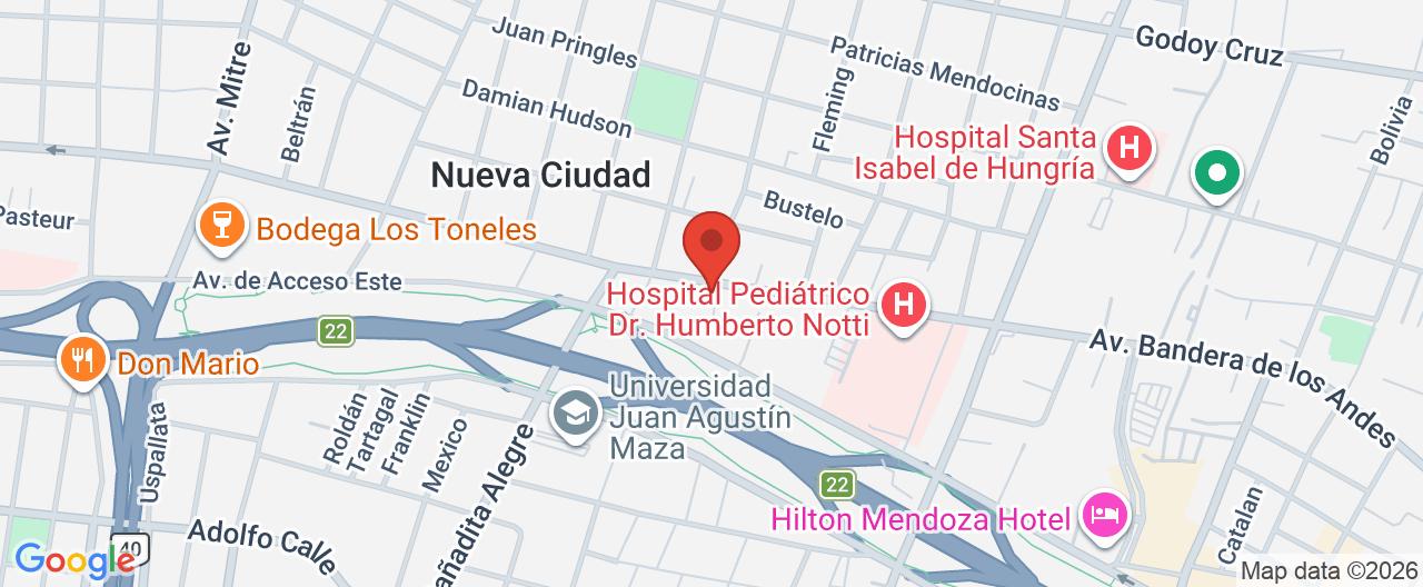 Mapa de la ubicación