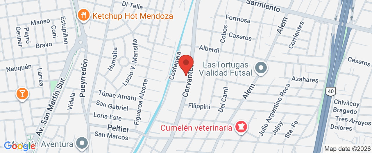 Mapa de la ubicación