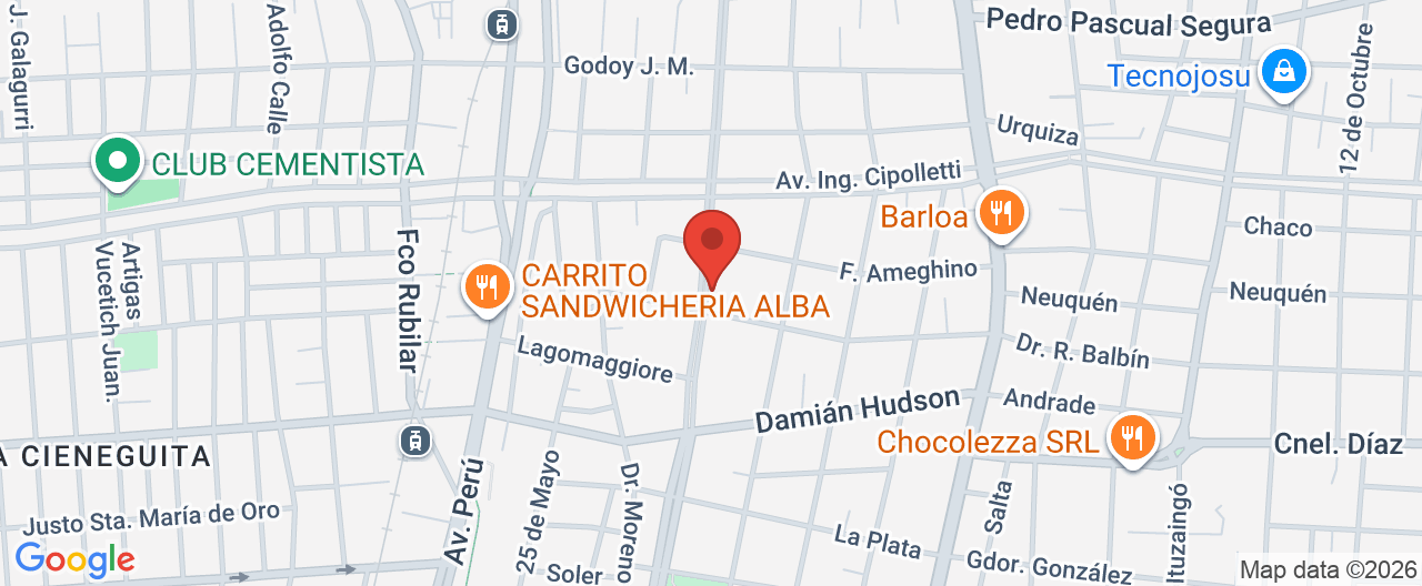Mapa de la ubicación