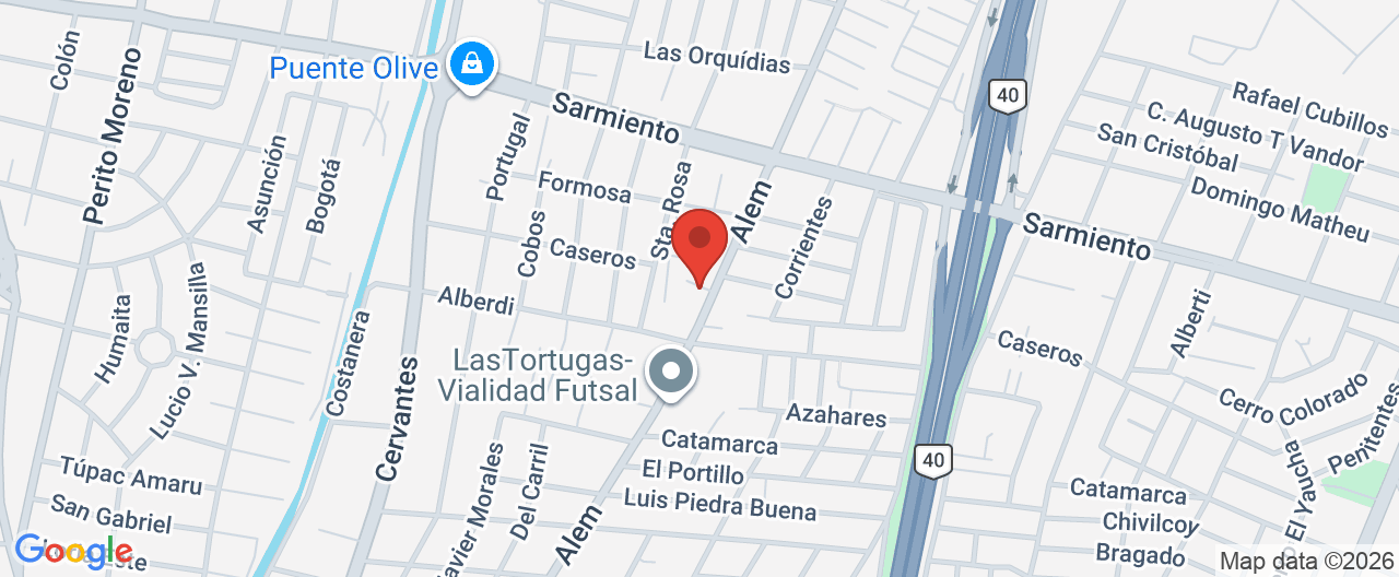 Mapa de la ubicación