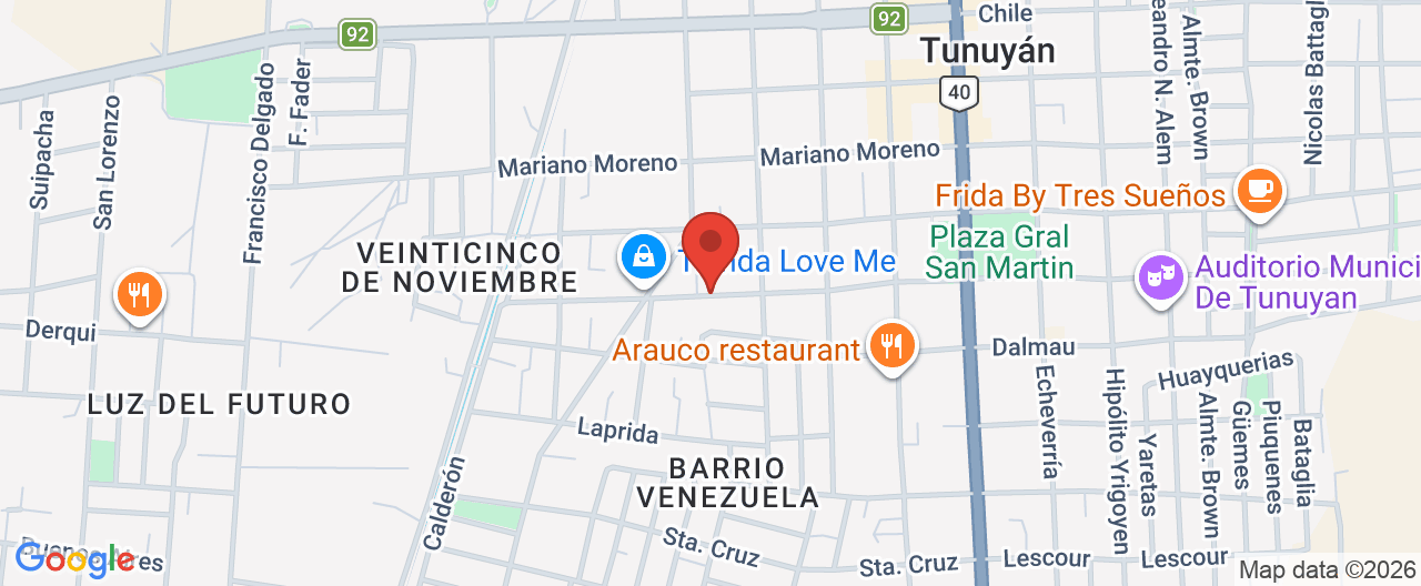 Mapa de la ubicación