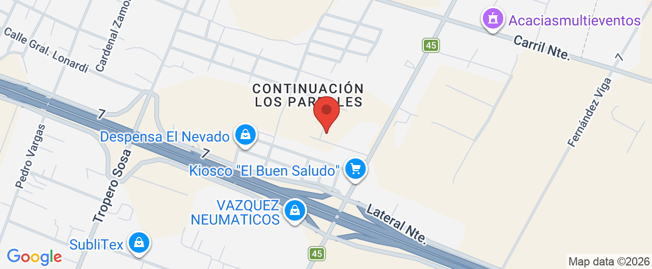 Mapa de la ubicación