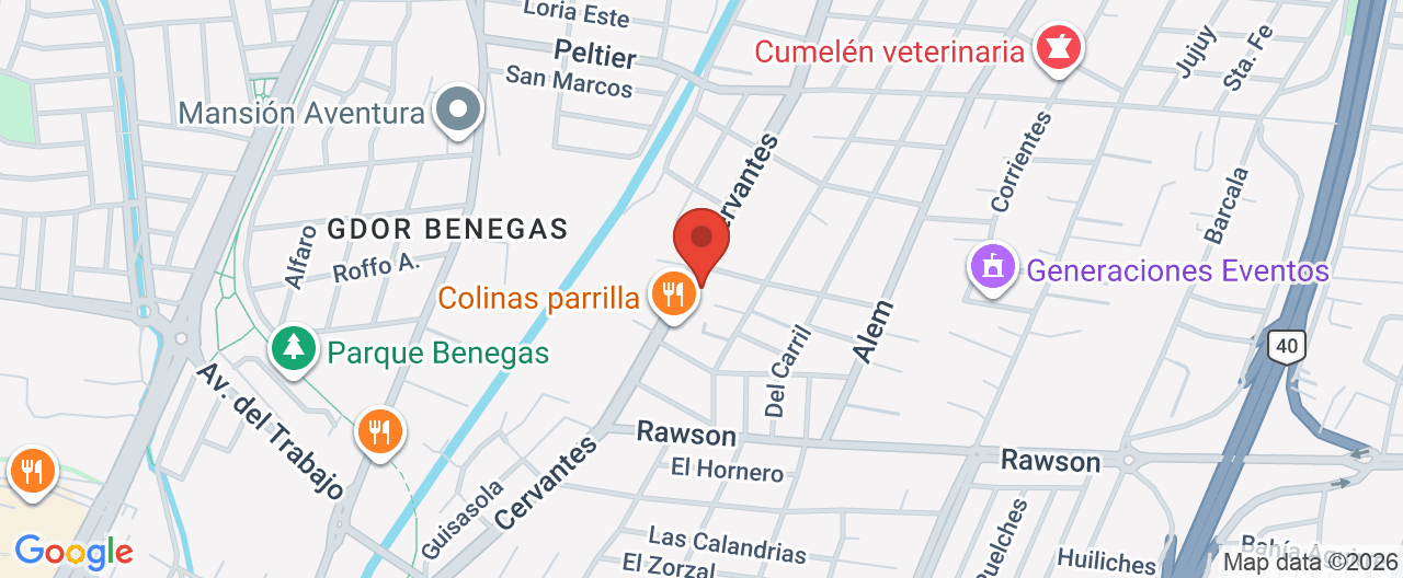 Mapa de la ubicación
