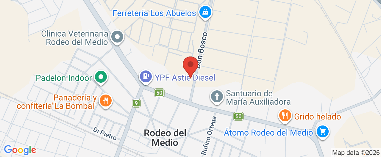 Mapa de la ubicación