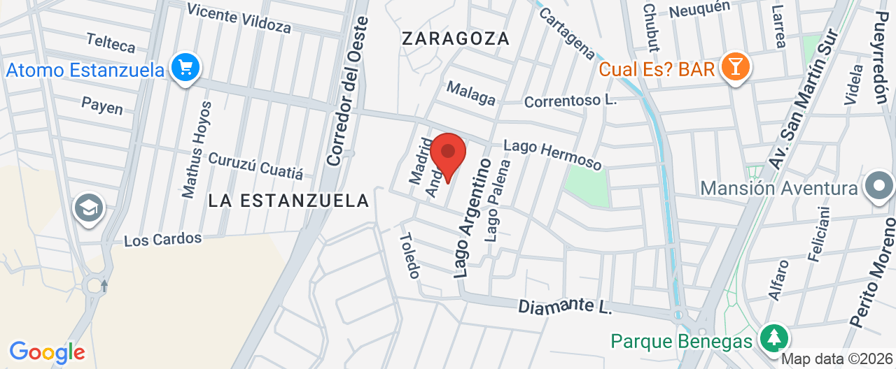 Mapa de la ubicación
