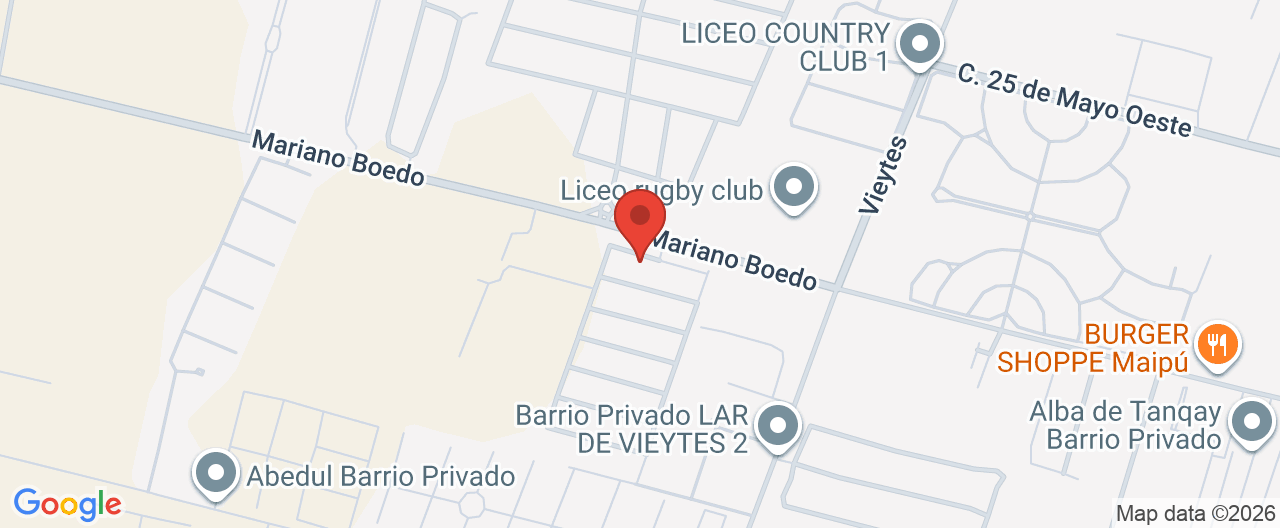 Mapa de la ubicación
