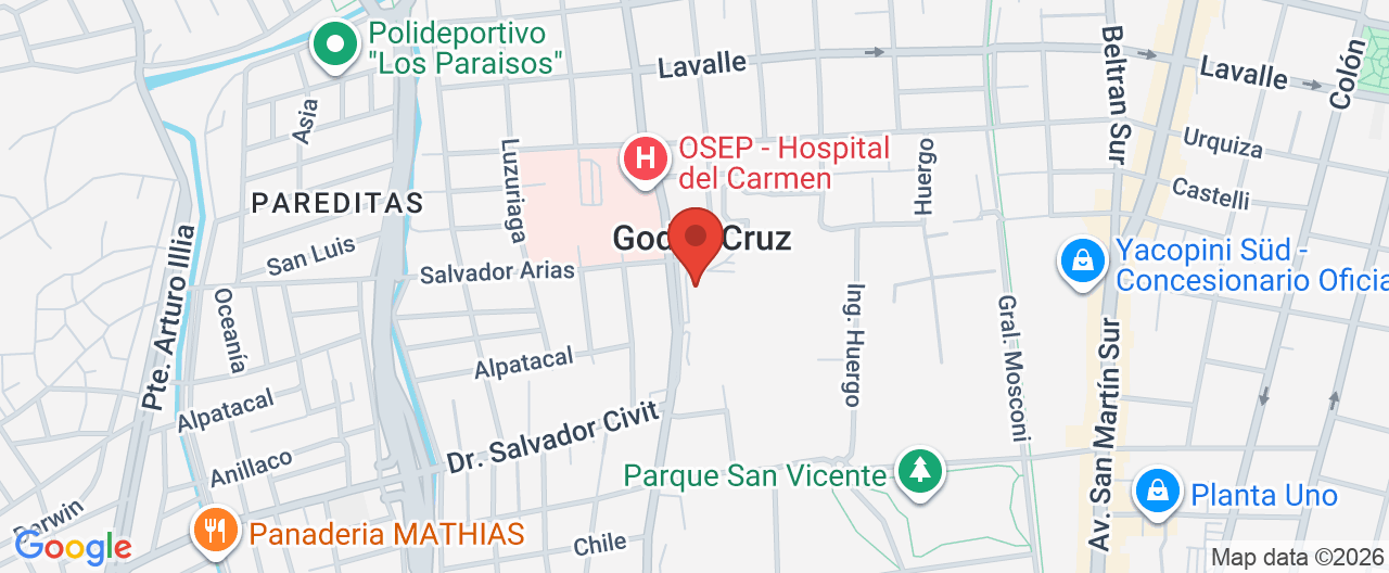 Mapa de la ubicación