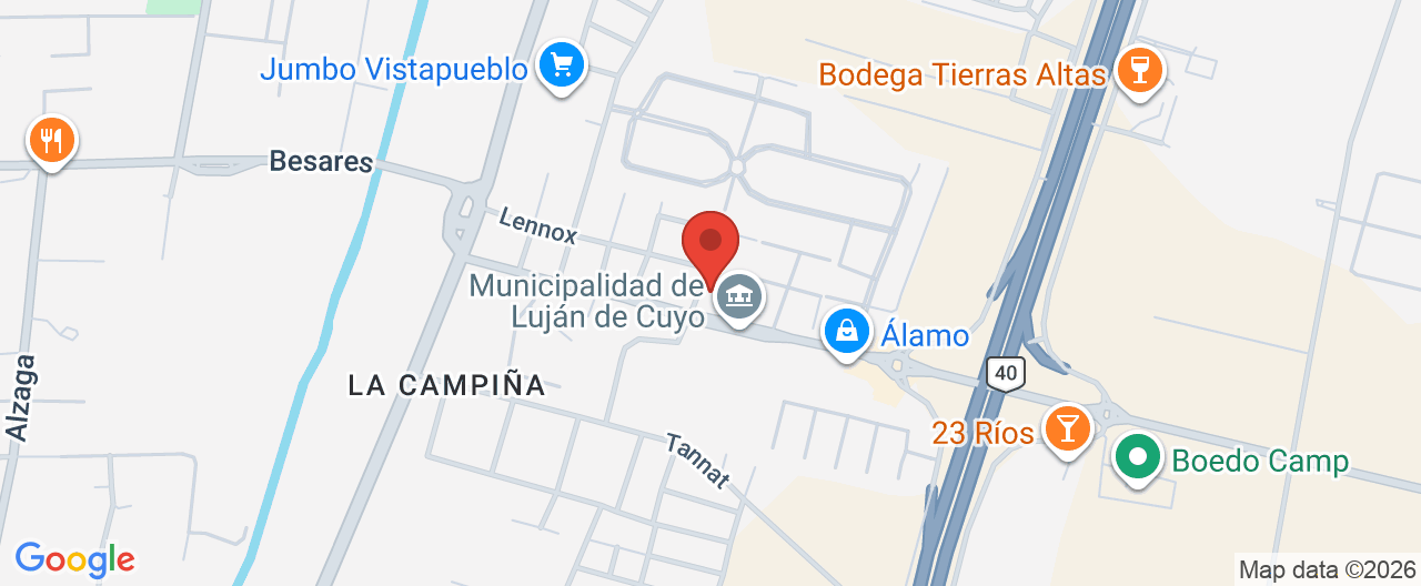 Mapa de la ubicación
