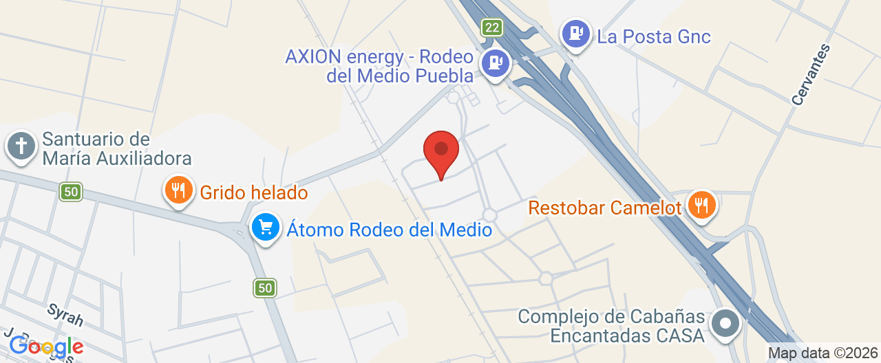 Mapa de la ubicación