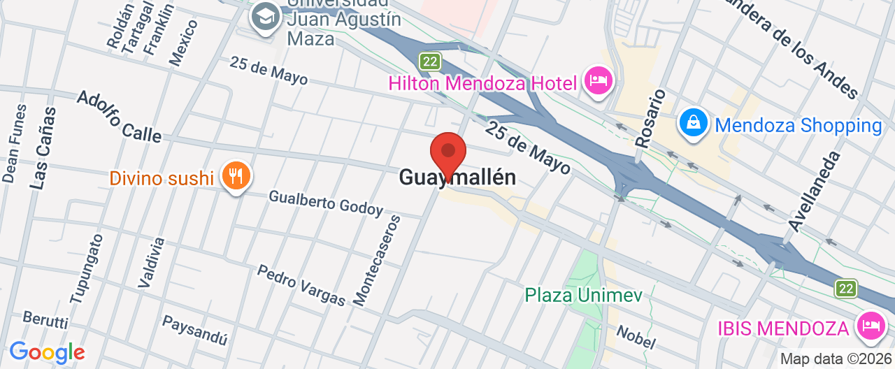 Mapa de la ubicación