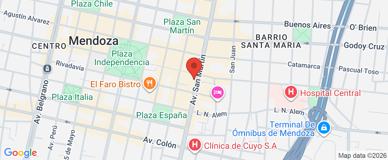 Mapa de la ubicación