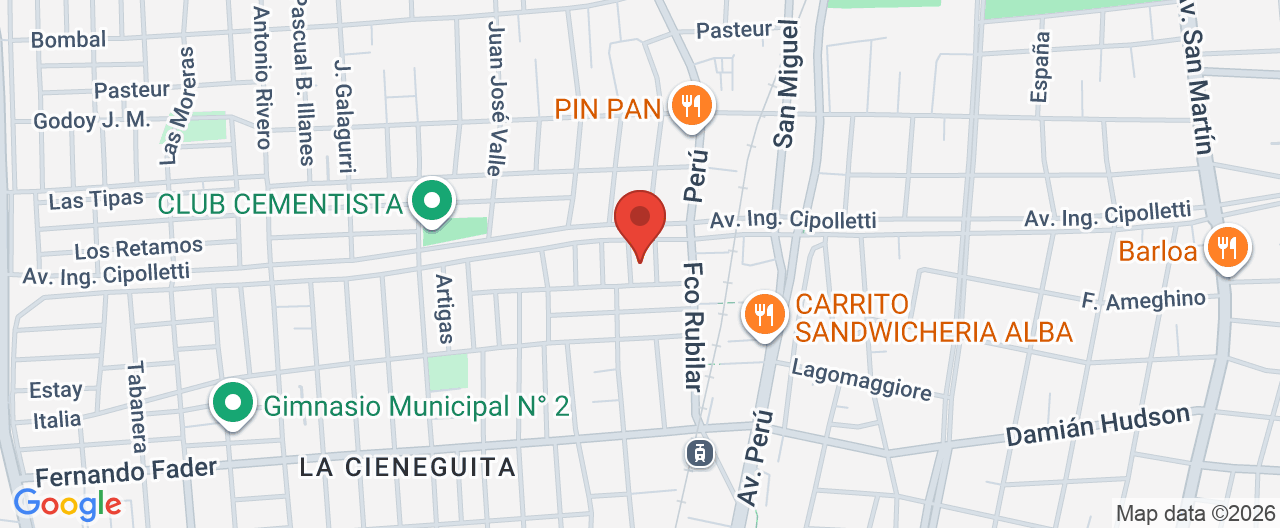 Mapa de la ubicación