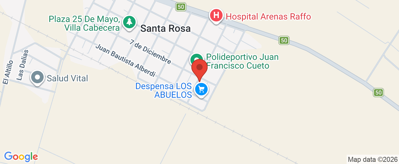 Mapa de la ubicación