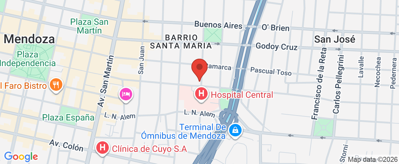 Mapa de la ubicación