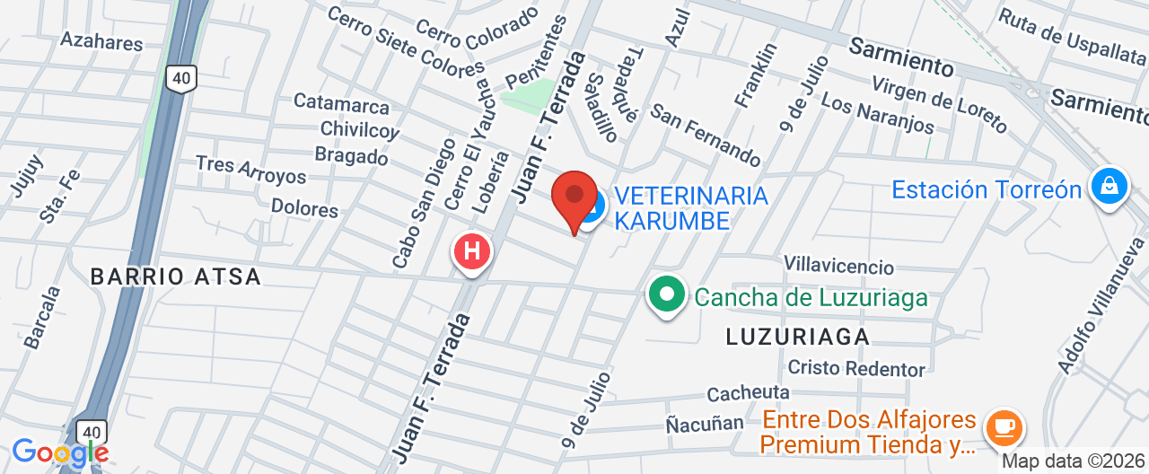 Mapa de la ubicación