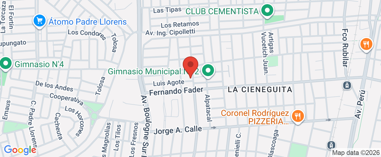 Mapa de la ubicación