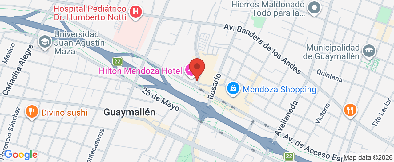 Mapa de la ubicación