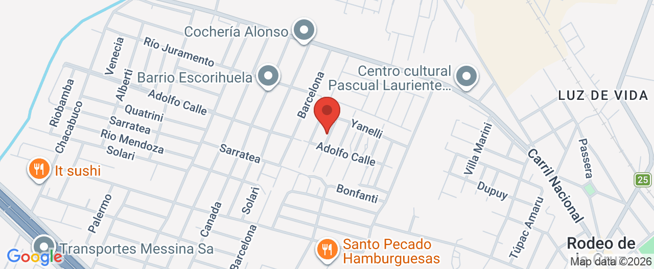 Mapa de la ubicación
