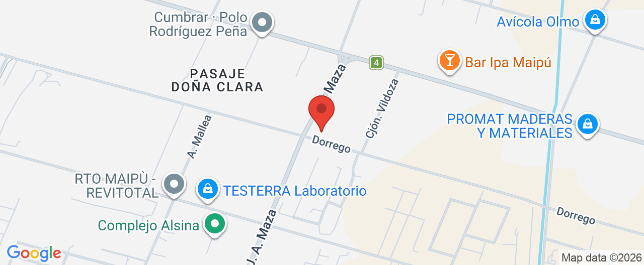 Mapa de la ubicación